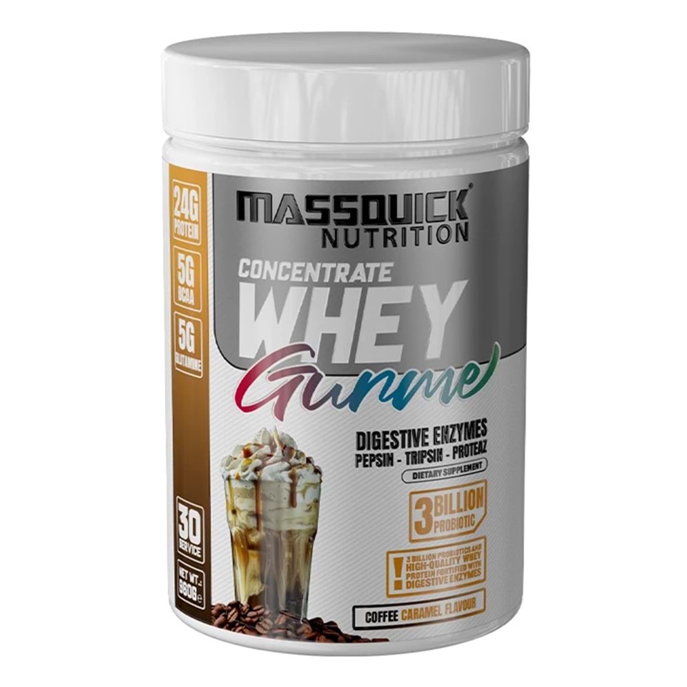 MassQuick Gurme Whey 960 G 30 SERVİS Kahve&Karamel