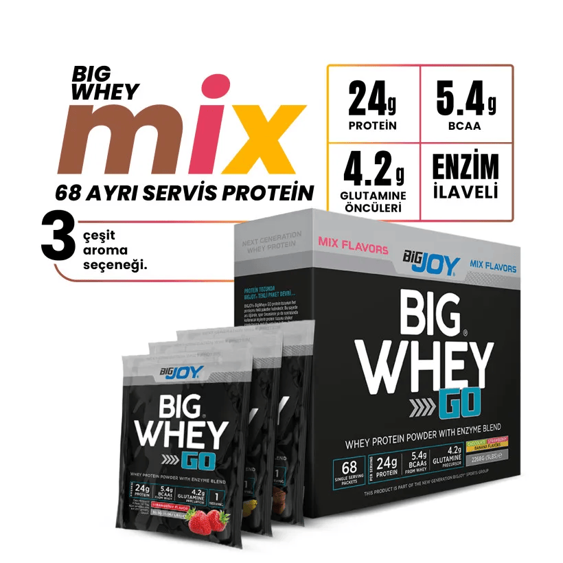 Bigjoy Sports BIGWHEYGO Whey Protein 68 Servis