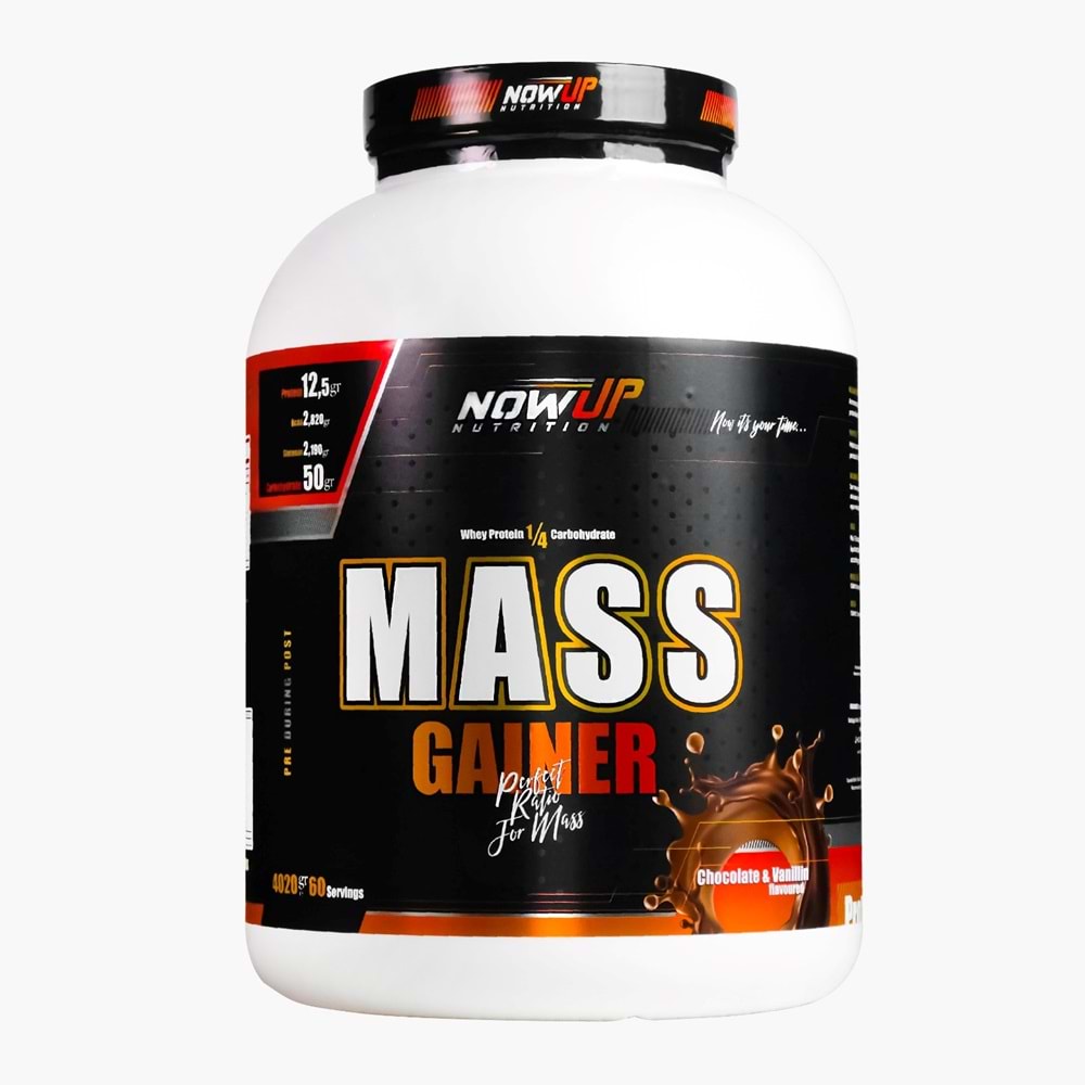 Nowup Nutrition Mass Gainer 4020 GR Çikolata Vanilya