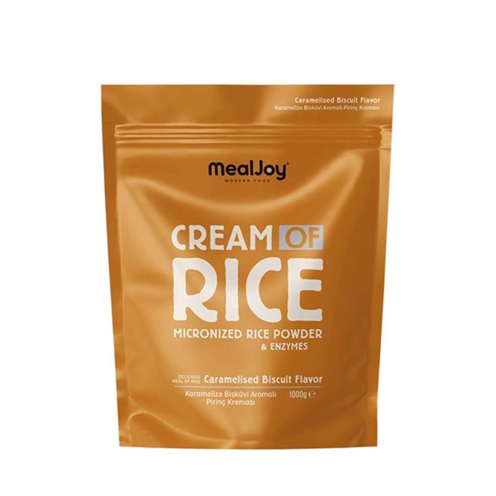 MealJoy Cream of Rice Karamelize 1000g Bisküvi