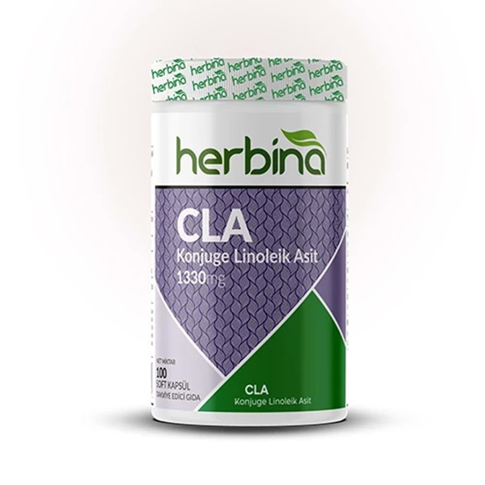 HERBİNA CLA Konjuge Linoleik Asit 100 Soft Kapsül