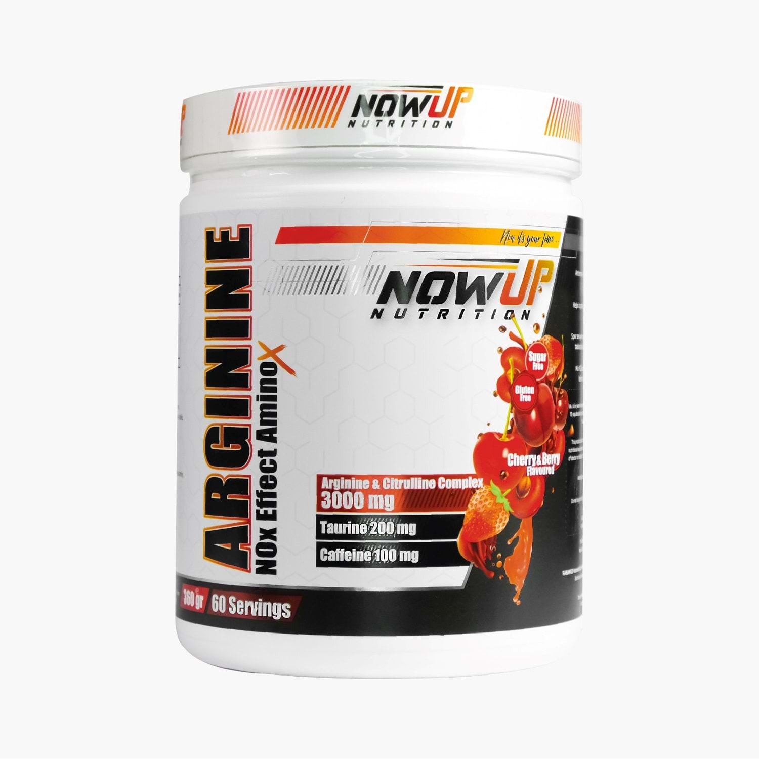 Nowup Nutrition Arginine 360 G Vişne Çilek