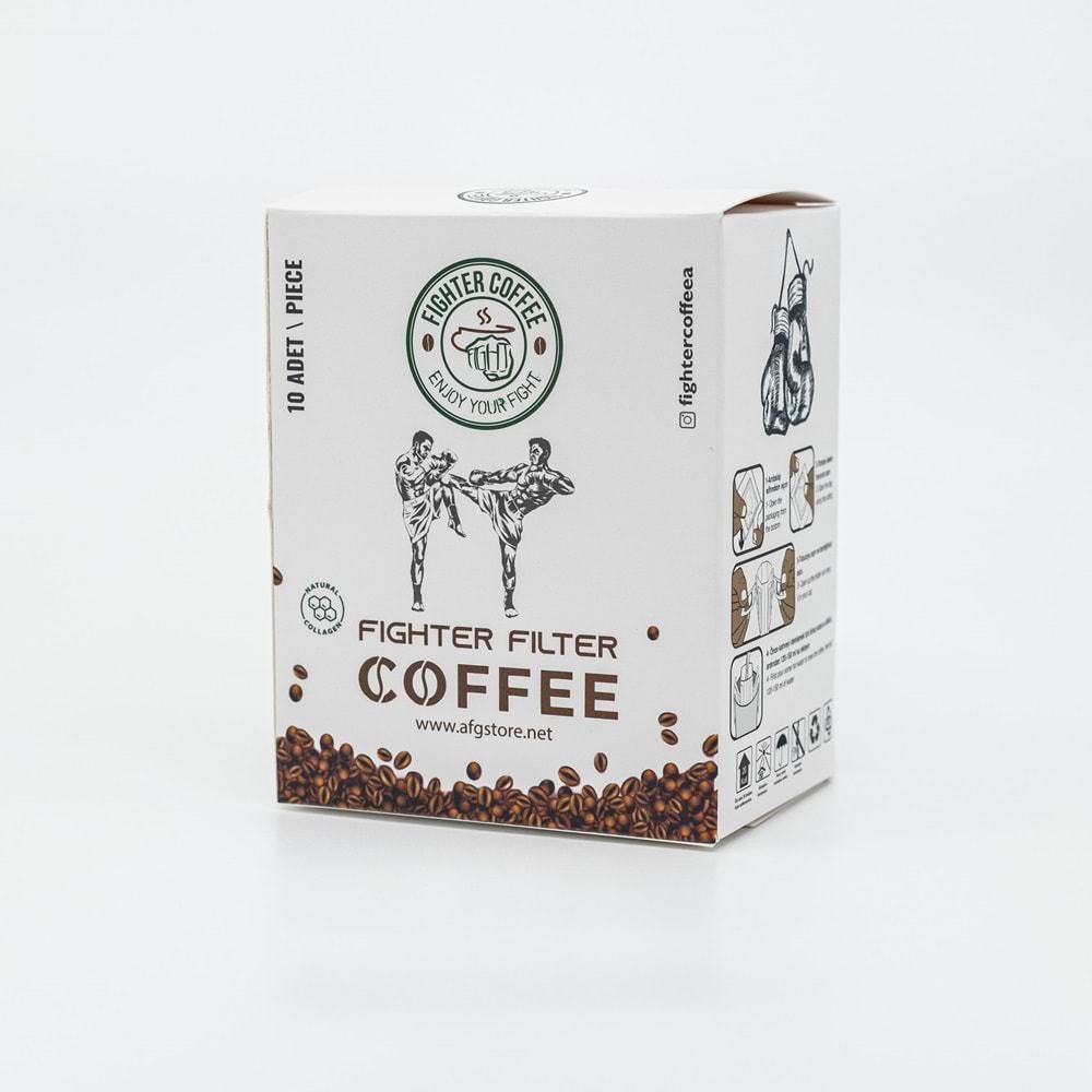 Fighter Coffe Filtre Collagen 10 ADET