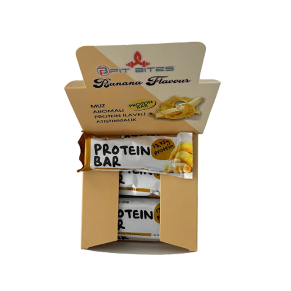 Fit Bites Protein Bar 50 gr x 12 ad Muz
