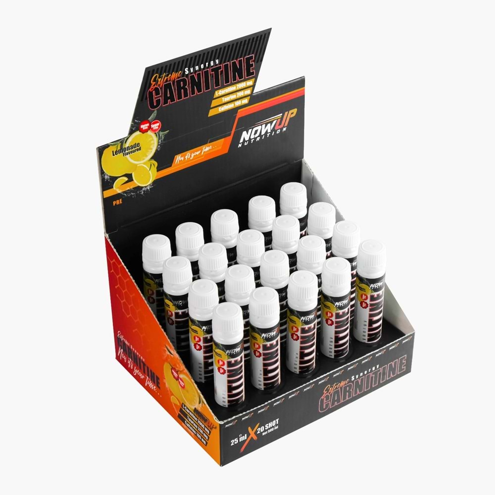 Nowup Nutrition L-Carnıtıne 25 ML x 20 ADET LİMON